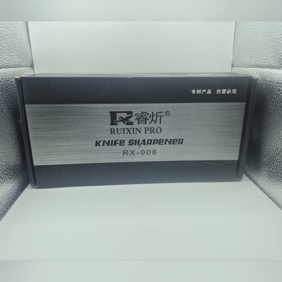 RUIXIN PRO RX-008 Professional Knife Sharpener 4 Whetstones, 360° Rotation -NEW